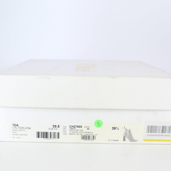 NEW CHLOÉ Scalloped Leather Ankle Boots - Block Heel Booties for Work or Brunch - Picture 14 of 14